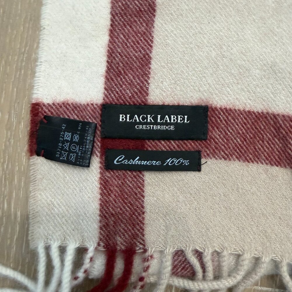 Burberry Black Label Cashmere Scarf